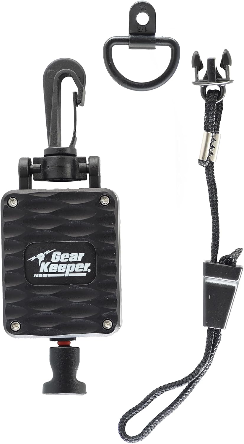 CB Radio Microphone Keeper - Retractable Mic Holder With Heavy Duty Snap Clip Mount for Truck Radio - CB Radio