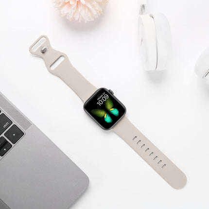 Sport Bands Compatible with Apple Watch Ultra 3/2/1 49mm, Series 11/10 46/42mm, 9/8/7 45/41mm, SE 6/5/4 44/40mm, 3/2/1 42/38mm S/M M/L for Women Men Silicone iWatch Band