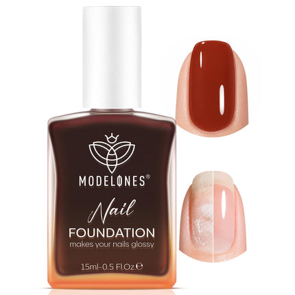 Nail Strengthener and Growth, Fall Rose Brown Nail Polish Care