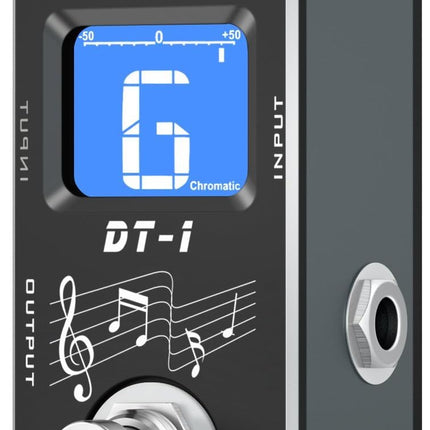 Donner Tuner Pedal, Dt-1 Chromatic Guitar Tuner Pedal with Pitch Indicator for Electric Guitar and Bass True Bypass