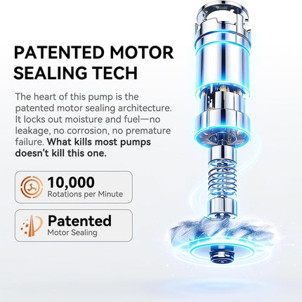 Rechargeable Fuel Transfer Pump with 6000mAh Battery