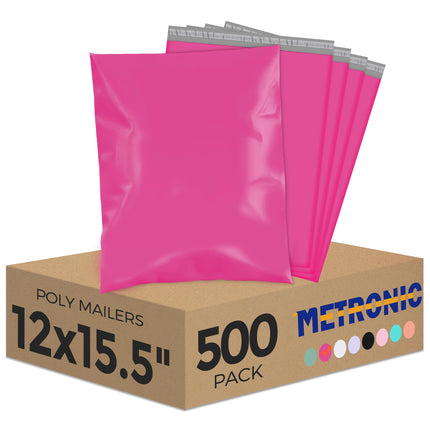Bolsas de envío de polietileno 12x15.5, 100 piezas, tamaño mediano, para ropa