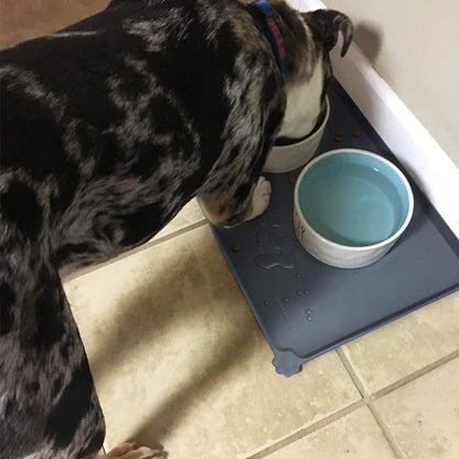 Waterproof Pet Feeding Mat with High Lips - photo 5