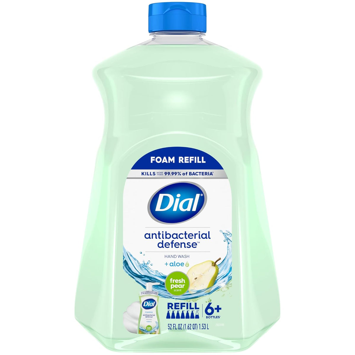 Antibacterial Foaming Hand Soap Refill, Fresh Pear, 52 fl oz