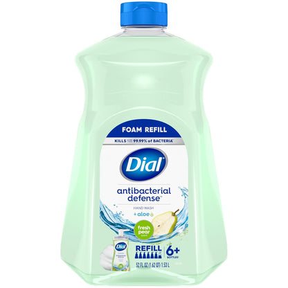 Antibacterial Foaming Hand Soap Refill, Fresh Pear, 52 fl oz