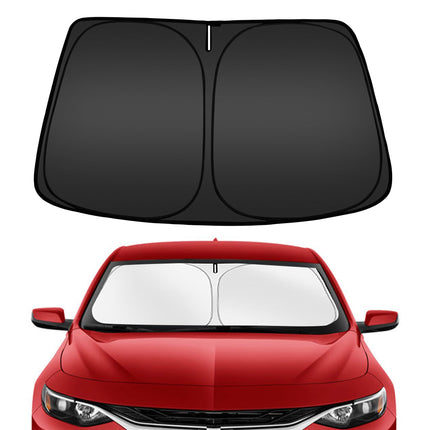 Windshield Sun Shade for Chevy Silverado/GMC Sierra 1500 2500 3500 2019-2025 2026, Custom Fit Foldable Front Window Sunshade Sun Visor Protector, Block UV Rays Keep Your Car Cooler