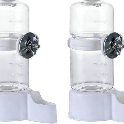 Automatic Bird Water Dispenser Cage Hanging Water Feeder with Anti-Spill Design for Parakeet Canary Small Parrot Lovebirds