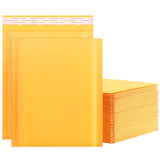 Kraft Bubble Mailers 8.5x11inch 25Pack Yellow Self-Seal Padded Envelopes Bubble Opaque Padded Mailers Shipping Bags for Small Businesses to Package and Mail Jewelry, Electronic Products