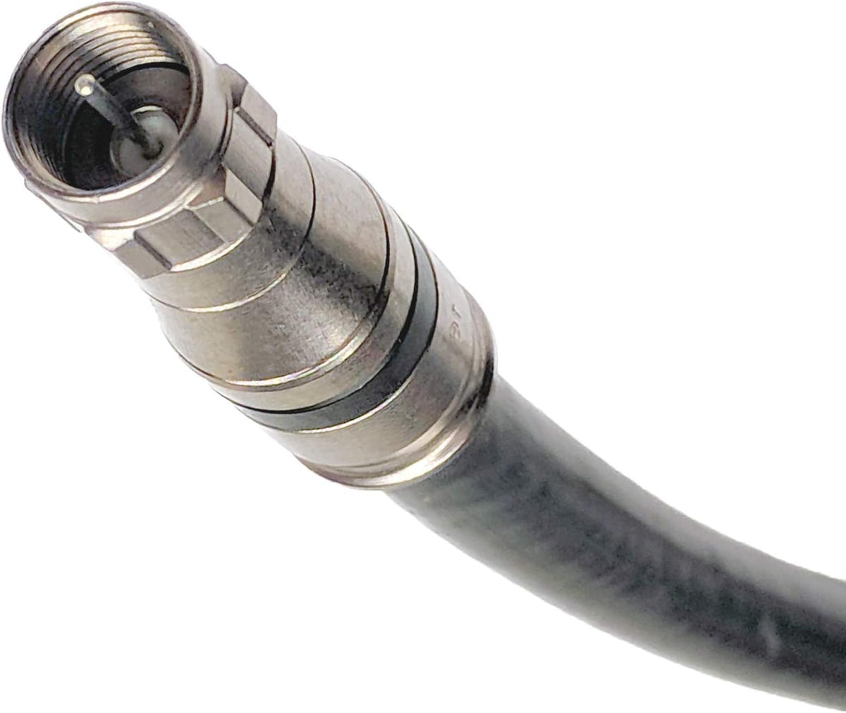 5ft RG-11 Coax Cable 14AWG 75 Ohm Satellite HDTV Cellular Booster Antenna Cable, F-Type Compression Fittings, Made in