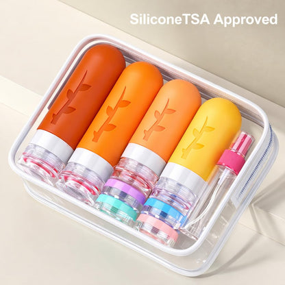 Travel Containers for Toiletries, 18pack TSA Approved Size Containers for Toiletries,travel bottles for - photo 5
