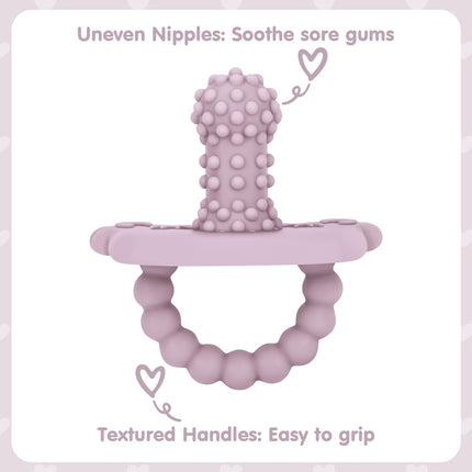 Teether Pacifier, Helps Soothe Baby & Teething Relief