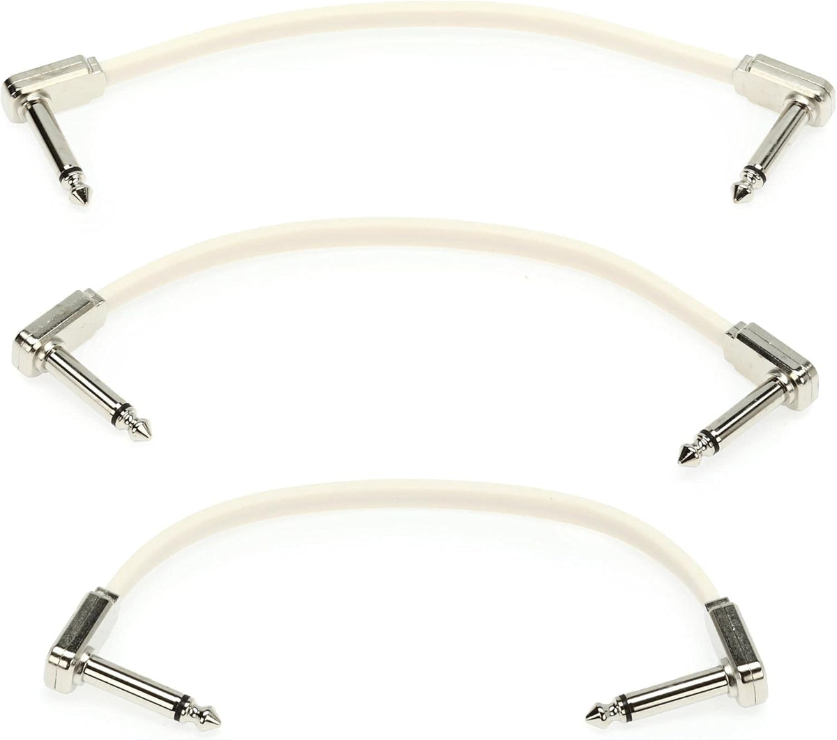 Flat Ribbon Patch Cable, 3in, Black - photo 2