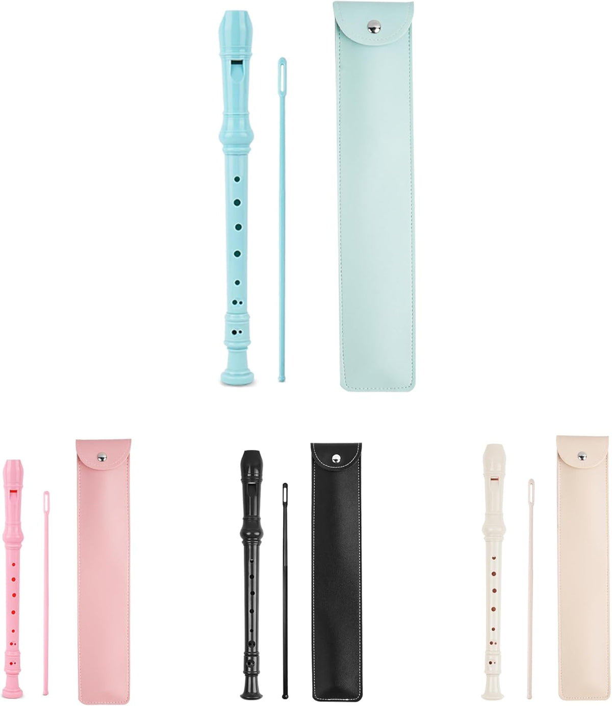 Recorder Instrument for Beginner Adults,8-Hole Soprano Descant Recorder Music Flute with with Cleaning - photo 2