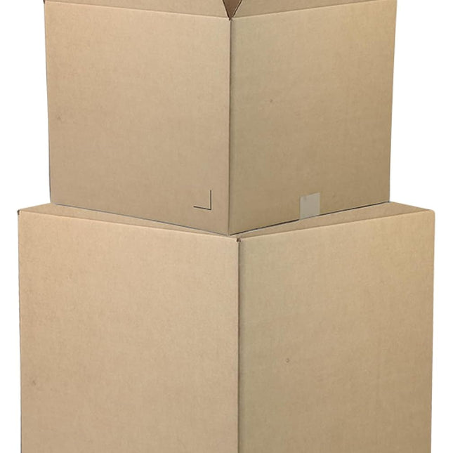 12"x12"x6" Brown/Kraft Corrugated Cardboard Shipping Boxes 25-Pack | Mailing, Packing, Moving & Storage for Business/Home – Durable - Eco-Friendly, Recyclable - Made in the USA