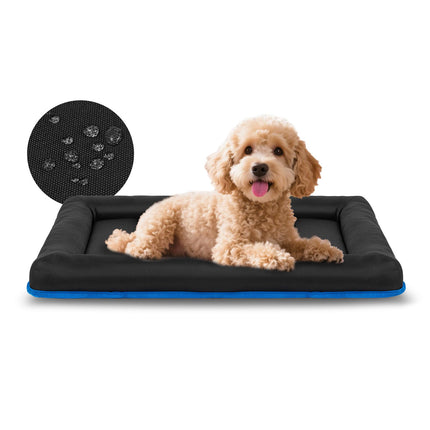 Tapete para jaula de perro para jaula de 36 inch, tapete resistente al agua de oxford ripstop 900D para perros grandes de hasta 70 lbs, cama para exteriores fácil de limpiar para auto, camping y viaje, gris
