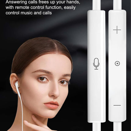 1Pack Wired Earphones with USB-C Connector for iPhone Headphones in-Ear Earbuds,Built-in Microphone and Volume Control Headsets Compatible with iPhone 15/16 Plus/Pro/Max/Pad Pro/Air/Mini & More