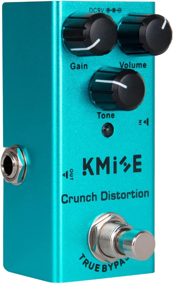 Crunch Distortion Electric Guitar Effects Pedal Mini Single Type DC 9V True Bypass