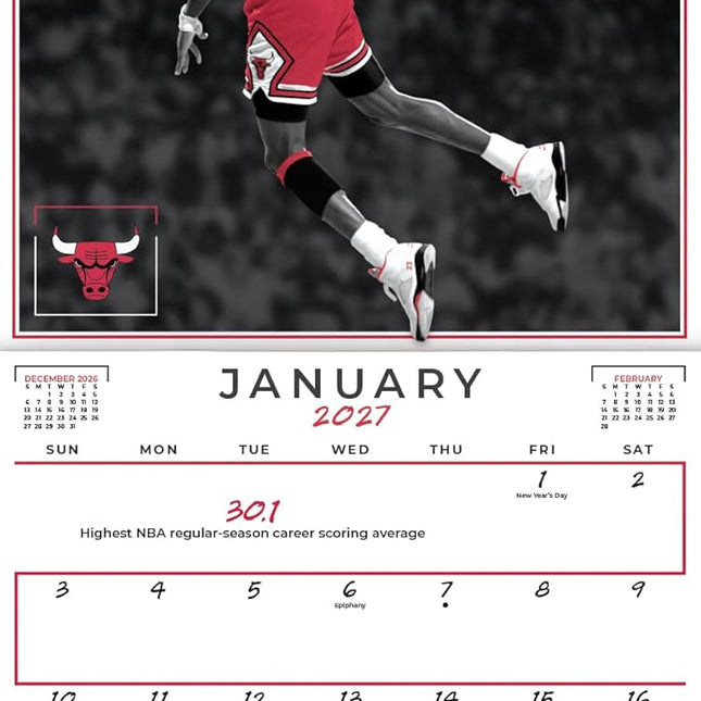 2027 Michael Jordan Wall Calendar