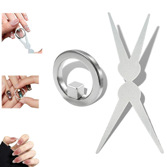 New Ring-Shaped Cat Eye Magnet for Nails, Hollow Cat Eye Magnet