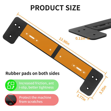 Neyyuse Underdesk Mount For Desk Mount for Honeycomb Alpha Bravo With Screws and Allen key