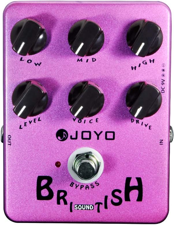 British Sound Effects Pedal with Classic Brit-Rock Era Amp Simulator and Voice Control