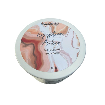 Egyptian Amber Scent Body Butter, Women, Moisturizer, Shea Butter, Vitamin E, Skin Softening, Soft to Medium Scent, 8 oz