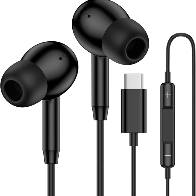 USB C Samsung Earbuds Wired Ear Buds for Samsung Galaxy A16 A17 A36 5G A26 S25 Edge A56 S26 Ultra Plus S24 FE A35 Z