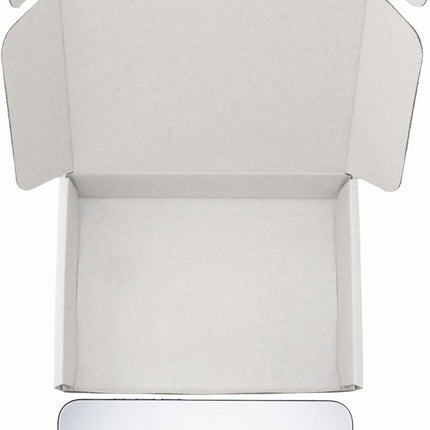 7x5x2 Inch Small Shipping Boxes 50-Pack, White Corrugated Cardboard Mailer Boxes for Mailing & Packaging, Gifts, DIY Crafts, Ecommerce, Small Business