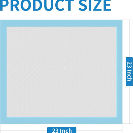 6 Layers Dog and Puppy Pee Pads, Super Absorbent Leak-Proof Puppy Pads, Dog Training Pads 40 Count 23"x 23", Quick Dry Surface, Perfect for Puppies & Senior Dogs