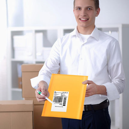 Kraft Bubble Mailers 8.5x11 Inch 50 Pcs,Small Self-Sealing Mail Shipping Bags,Yellow Padded Envelopes #2
