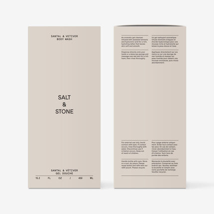 Body Wash for Women & Men, Santal & Vetiver 15.2 fl oz