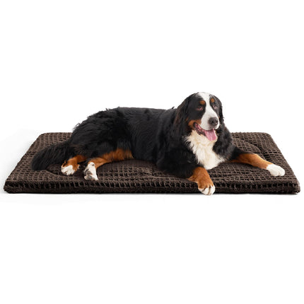 Cama lavable para perro mediano, tapete para jaula, 36x23 in. Almohadilla para perrera