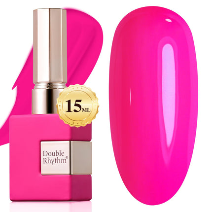 15ML Gel Nail Polish Pure Sheer Same Color Same Bottle Soak Off Gel Polish Art Manicure Salon DIY at Home for Women (Burgundy-A1129)