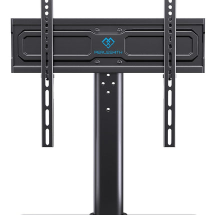 PERLESMITH Universal Swivel TV Stand for 24-60 inch TVs up to 99 lbs, 12 Height Adjustable Table Top TV Stand, TV Base Stand with Tempered Glass Base, Max VESA 400x400mm, PSTVS33