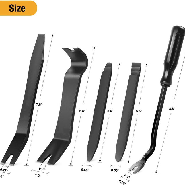5 PCS Nylon Auto Trim Removal Tool Kit No-Scratch Removal Tool Kit