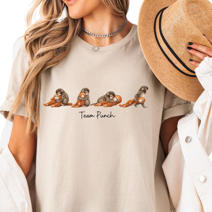 Team Punch Shirts, Baby Monkey Punch Drinking Iced Coffee T-Shirt, Stay Kind Shirts, Monkey Punc h Sweatshirt