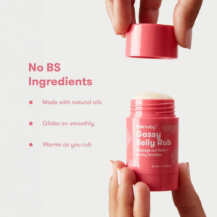 Gassy Belly Rub | Infant Gas Relief | Baby Gas Relief Rub for Belly Massages Made with Natural Oils