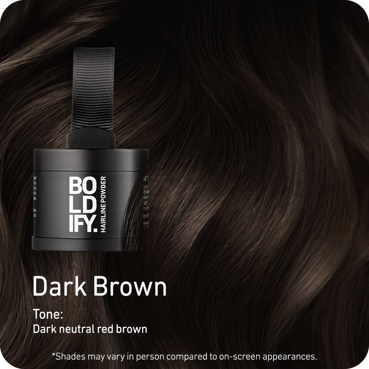 Dark Brown Water-Resistant Hairline Powder Root Touch Up - photo 2
