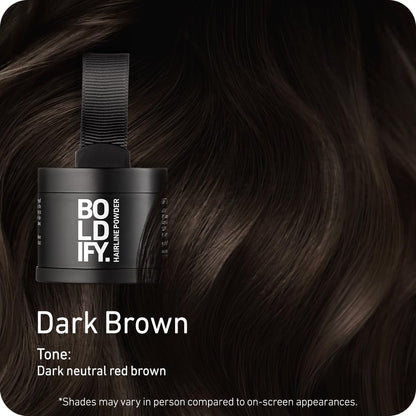 Dark Brown Water-Resistant Hairline Powder Root Touch Up - photo 2
