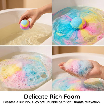 Ocean Toy Bath Salt Ball Sleeve Box Bath Bombs, 2026 New 12-Pack Bath Bombs with Surprise Spring Inside, Upgrade Easter Gifts Bubble Easter Basket Stuffers Easter Egg Fillers (Blue 12Pcs)
