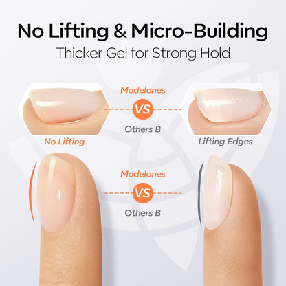 Clear Gel Base and No Wipe Glossy Top Coat Set, 15 ML - photo 4