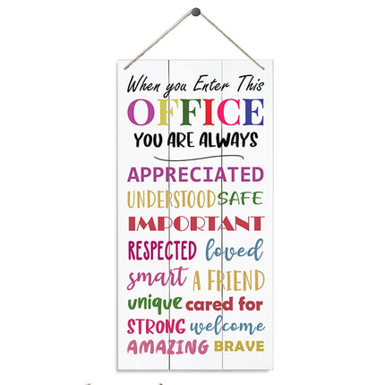 Inspirational Wood Signs, Decorative Wood Hanging Wood Plaque, Rustic Door Sign, Wall Decor Art, Home Front Door Decor, Welcome Hanging Decorations, Welcome-ish Depends Who You Are How Long You Stay