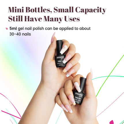36 PCS Gel Nail Polish Set-32 Colors Gel Polish Kit Base Coat Glossy Matte and Glitter Top Coat Nail - photo 5