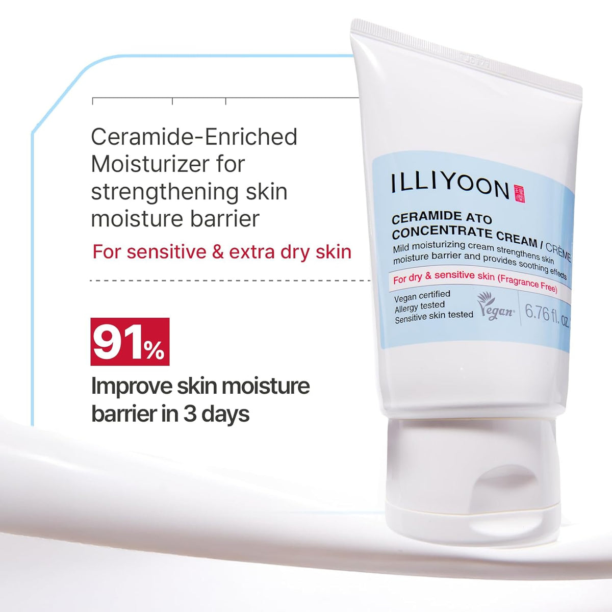 Ceramide Ato Concentrate Cream Moisturizer for Dry & Sensitive Skin - photo 3
