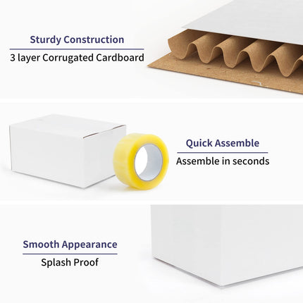 40 Pack Small Shipping Boxes 8x6x4 Inches - photo 4