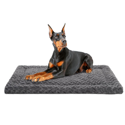 Alfombrilla lavable para cama de perro tamaño grande, almohadilla esponjosa para jaula de mascotas 48x30 XXL