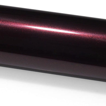 12 in x 60 in Rose Black Super Gloss Metallic Vinyl Wrap
