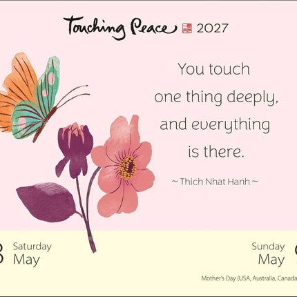 Thich Nhat Hanh 2027 Day-to-Day Calendar: Touching Peace