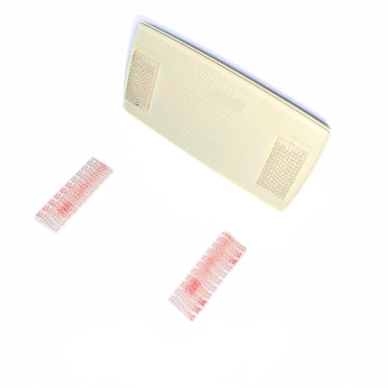 4 Pieces (2 Sets) Mounting Strips for EZ Pass/IPass/IZoom/Sunpass Cars Windshield Toll Transponder Holders Reclosable Fastener Peel and Stick Adhesive Dual Lock Tape Strips