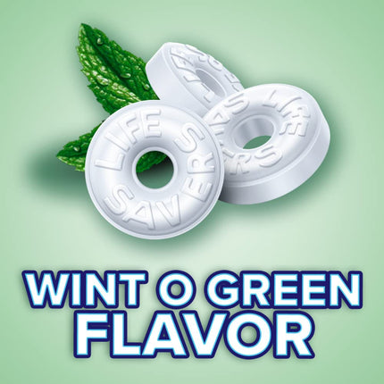 LIFE SAVERS Mints, Bulk Hard Candy Wint-O-Green Breath Mints, 2.8 LBS Party Size
